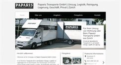 Desktop Screenshot of paparis.com